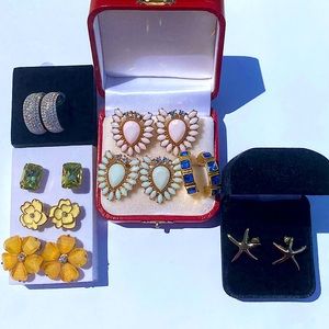 8 Pairs Of Beautiful Boutique Earrings